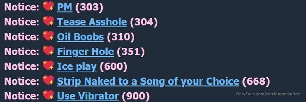 carriemadsinfree