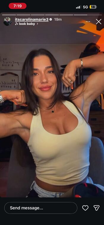 Full leaked Itscarolinamarie private onlyfans photo