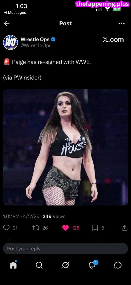 Saraya Bevis / WWE's Paige / realtonistorm / saraya Φωτογραφία Γυμνών OnlyFans #4
